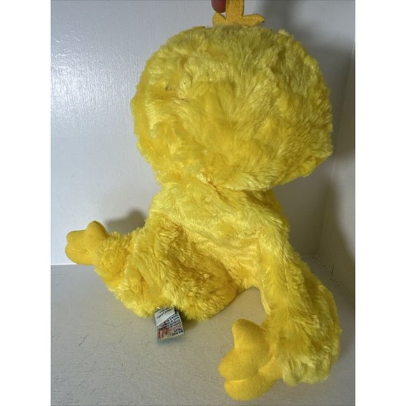 Big Bird Sesame Street Gabriel Industries Hand Puppet Pink Eye Lids Vintage - Picture 4 of 4